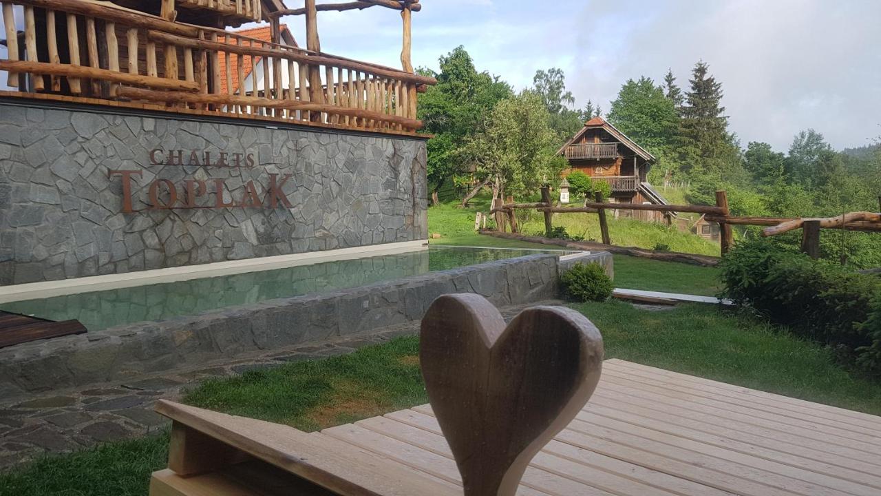 Chalets Toplak Sveti Duh na Ostrem Vrhu Bagian luar foto