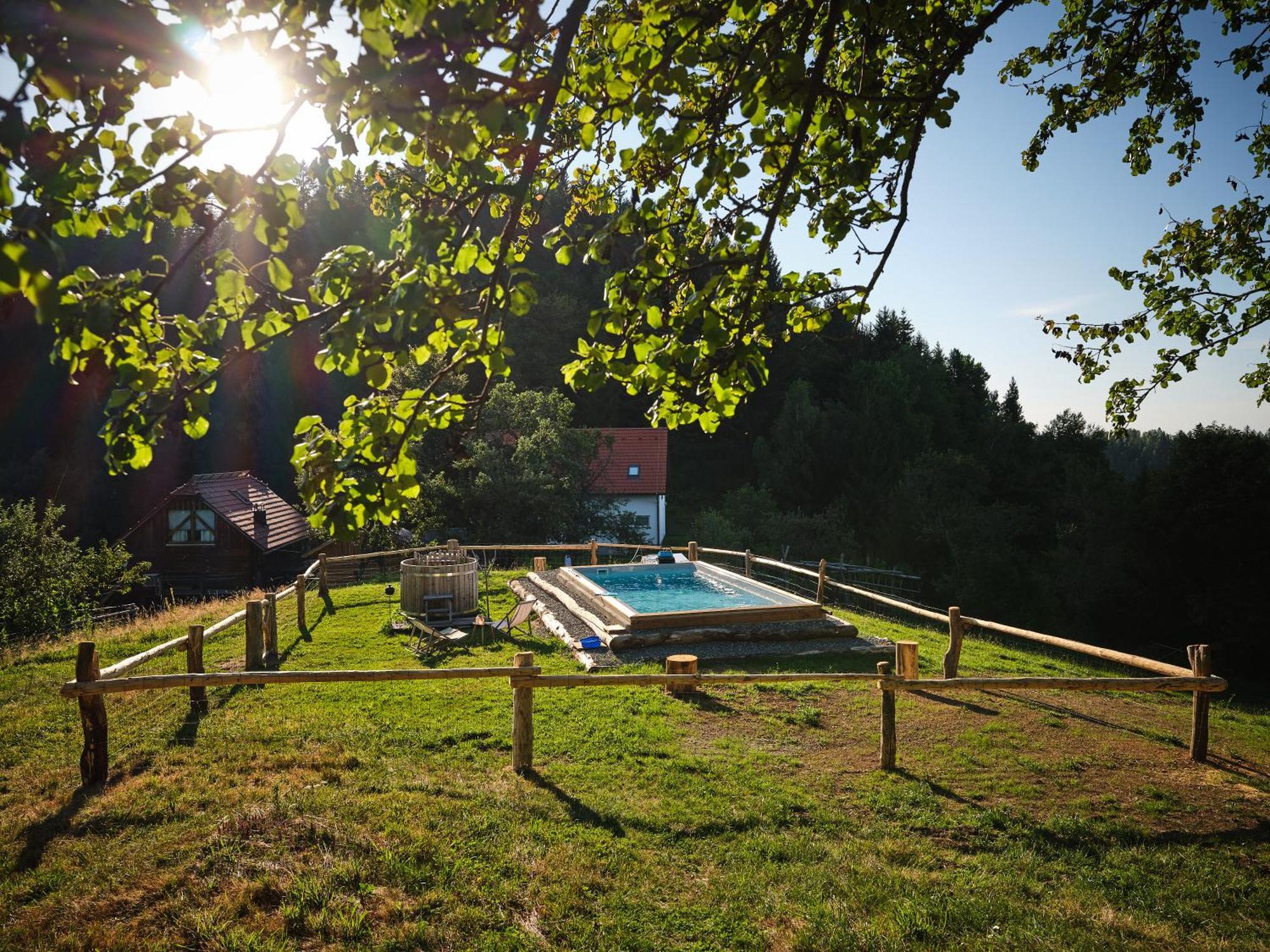 Chalets Toplak Sveti Duh na Ostrem Vrhu Bagian luar foto